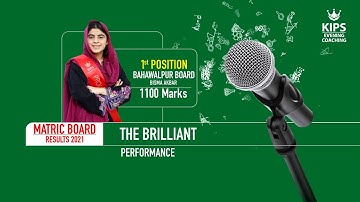 Bisma Akbar | 1st Position in Matric Results 2021 | KIPS Preparations | Revision & Tests Session