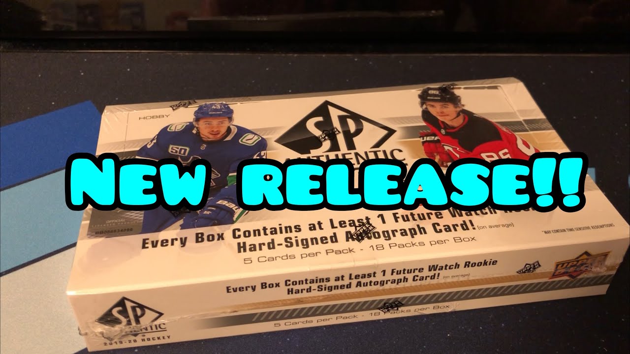 NEW RELEASE: 2019-20 Upper Deck SP Authentic - BEAUTY Hobby Box Break