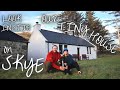 Look inside our tiny house moving into our century old cottage on the isle of skye scotland  ep2