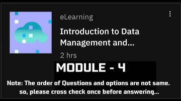 Module-4 Databases and DBaaS||Introduction to DataManagement and Security in theCloud #naanmudhalvan