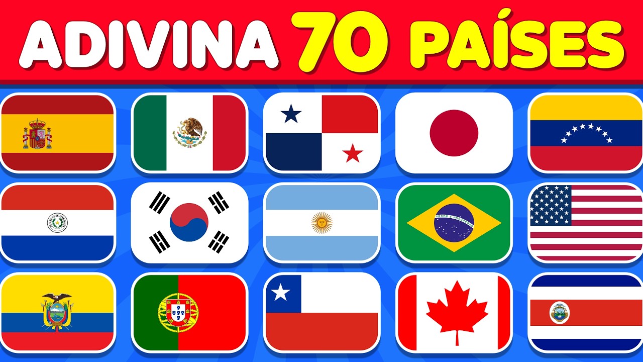 Adivina 70 Banderas en 3 Segundos 🌎🚩⏰ Test de Geografía 😱|Reto Quiz✅