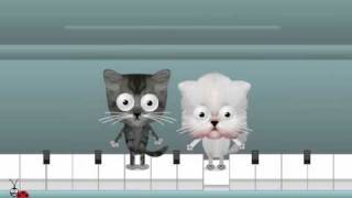 Dancing Cats on a Piano. Happy BirthDay !! Dancing Cats on a Piano. Happy BirthDay !!