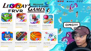 FREE BROWSER GAMES - Kitten Meets Chicken In Space (Edge Surf & FRVR Games) screenshot 5