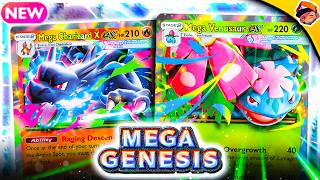 HUGE Custom Mega Set For Pokemon Pocket! Mega Genesis B1!