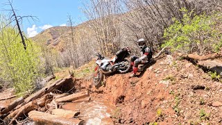 Tough times in Utah  Chris Birch KTM 890 Adventure R