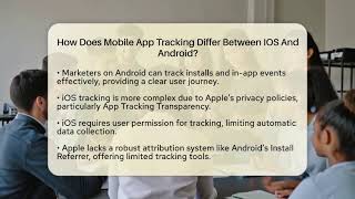 How Does Mobile App Tracking Differ Between IOS And Android? - Marketing and Advertising Guru