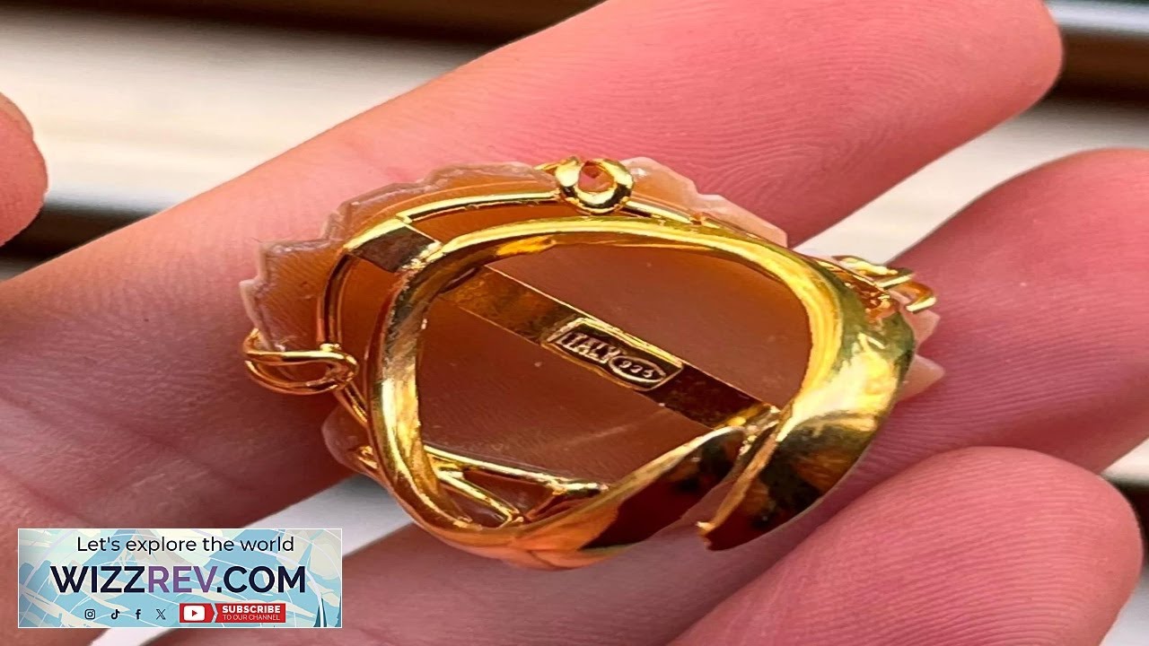 ANTIQUE STYLE CARVED SHELL CAMEO CORNELIAN RING Vintage STYLE 8 ITALY ART Review