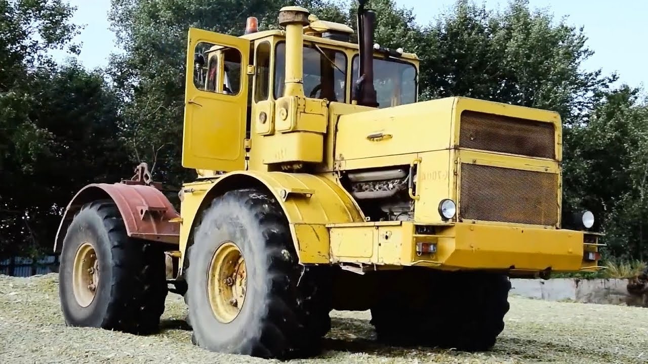 Brutal Sound Kirovets K-700A - V8 turbo tractor - YouTube