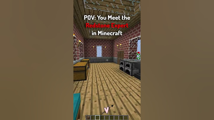POV: You Meet the Redstone Expert in Minecraft