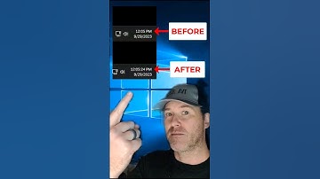 Add Seconds to Windows Taskbar Clock! #Windows #WindowsTips #Taskbar #Windows10 #Windows11