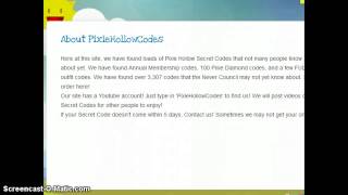 Pixe Hollow-- free site to order codes!!!