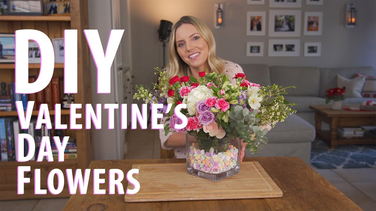 DIY Valentine's Day Flowers // Flower Arrangements