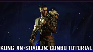 Mortal Kombat X Кунг Джин (Шаолинь) Туториал/Kung Jin (Shaolin) Combo Tutorial