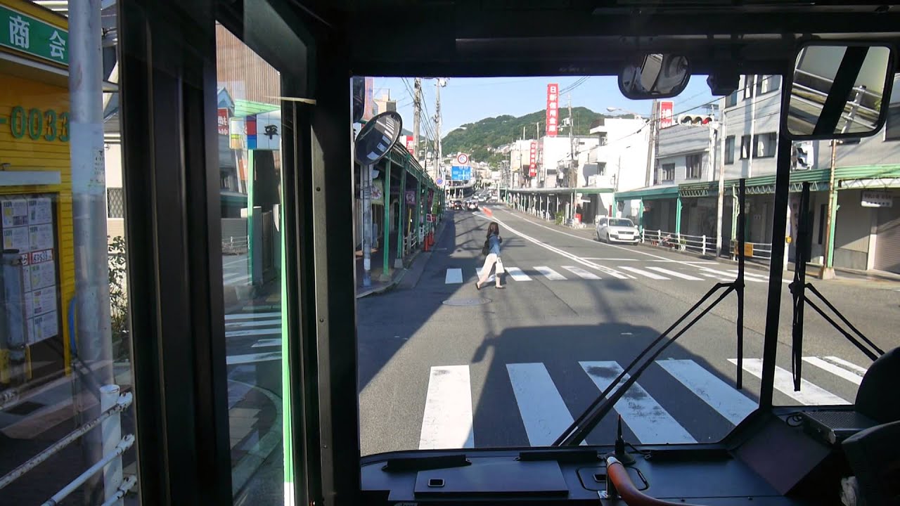【前面展望】三宮駅前～夢野町～神戸駅北口【神戸市交通局バス7系統_日本縦断中!】