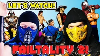 Scorpion & Sub-Zero REACT to Mortal Kombat FAILtality 2 | MKX REACTION PARODY! screenshot 2