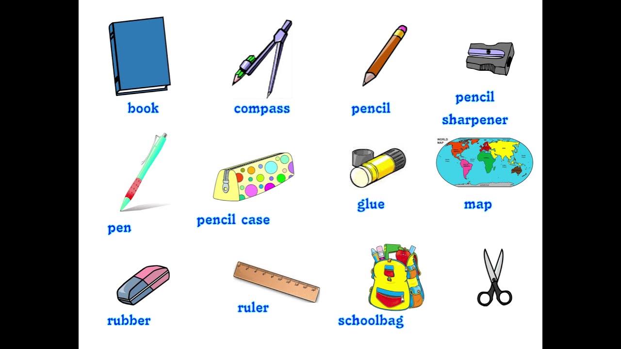 Les Affaires Scolaires En Anglais
