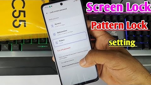 realme c55 me screen lock kaise lagein | realme c55 screen lock setting | realme c55 mobile