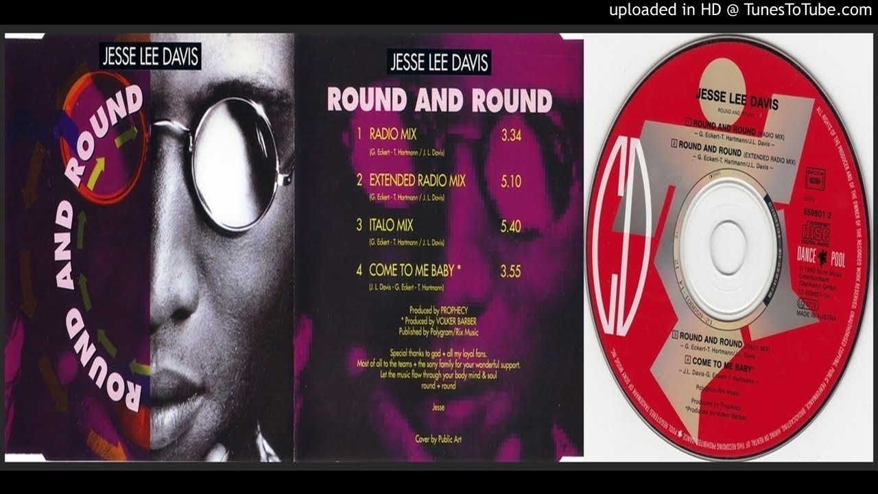 Jesse Lee Davis ‎– Round and Round (Extended Radio Mix – 1993)