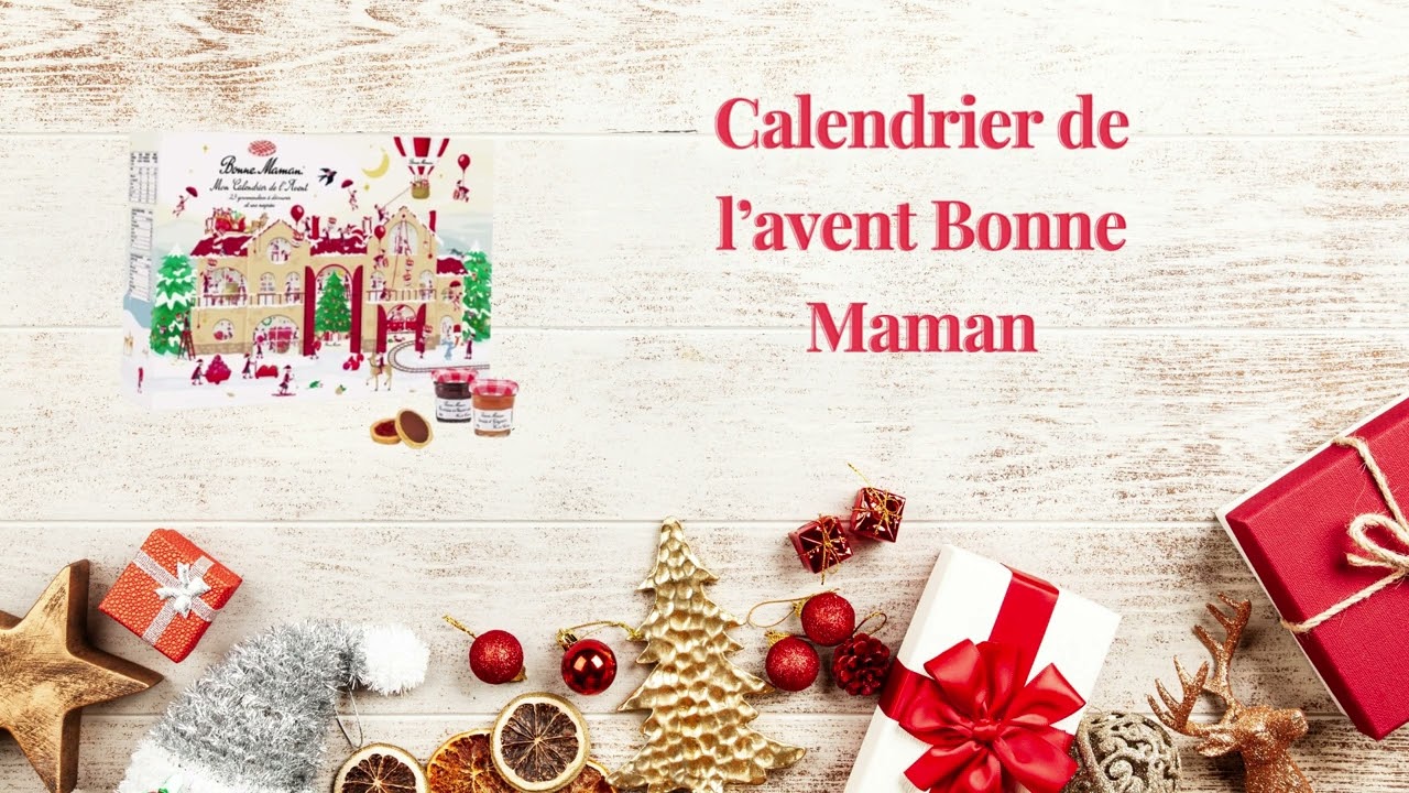 Calendrier de l'avent Bonne Maman 