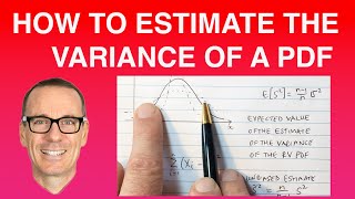 How to Estimate the Variance of a PDF