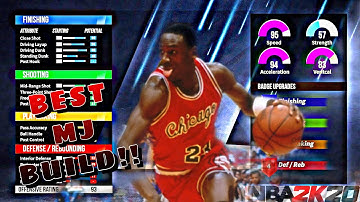 Making The Best Michael Jordan Build in NBA2K20!!