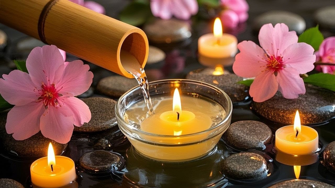 Relaxing Spa Music - Beautiful Peaceful, Calm Music, Meditation, Nature Sounds, Bamboo Water Sounds