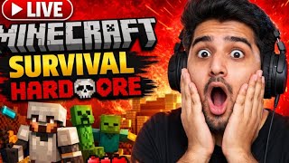 Minecraft Hardcore LIVE 😈 | No Death Challenge | Hindi Stream