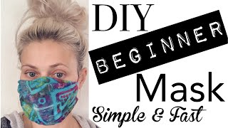 Fast Face Mask Easy Sew Fabric Mask Face Cover by Meredith Idleman 292 views 4 years ago 2 minutes, 14 seconds