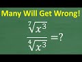 Understanding Radicals and Exponents