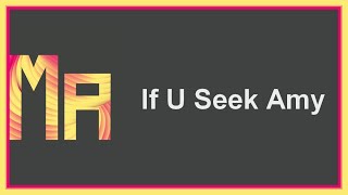 If U Seek Amy