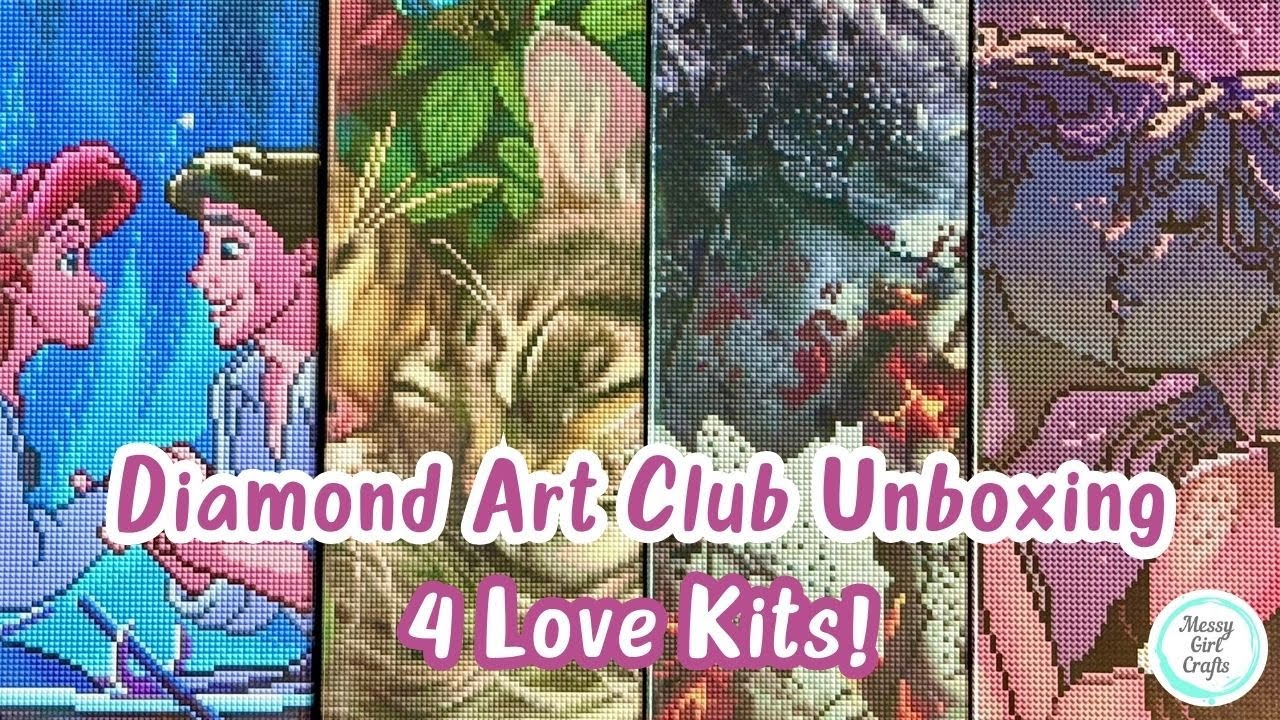 Diamond Art Club Haul – Unboxing 4 Love Kits!