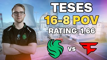 🚀 TESES ENTRY BEAST vs FaZe! | SEMI FINAL PGL Bucharest 2025 | Nuke POV