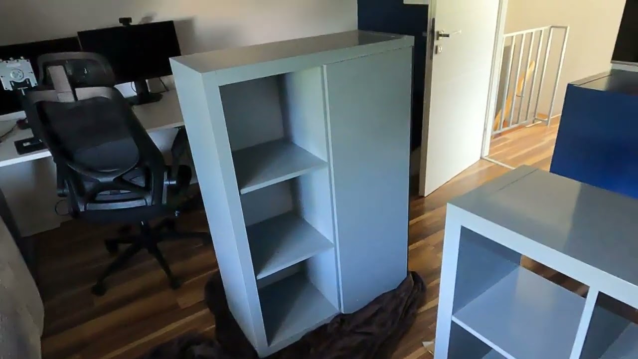 🇩🇪Ремонт в рабочей комнате почти завершен | перекрасили мебель | новый ковёр | декор