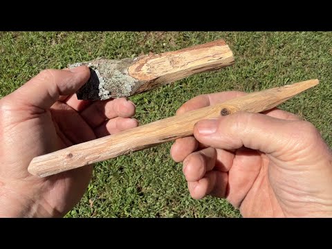 How To Bow Drill Damp Water Oak