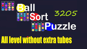 Ball Sort Puzzle Level 3205 🎯 All level without extra tube 😂 Game Walkthrough 😘