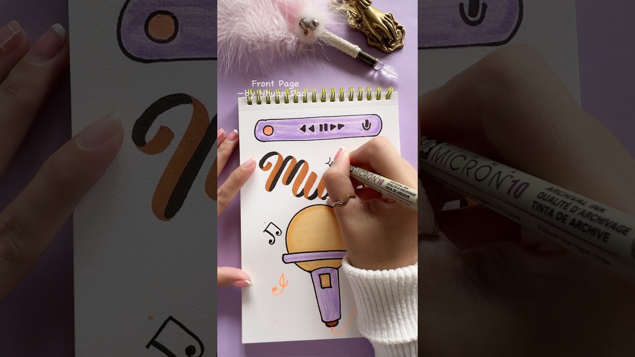 Simple DIY Front Page idea: Music 🎤 