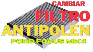 Ford Focus MK4 cambiar filtro habitaculo ANTIPOLEN #ford #focus #mecanica by Como Lo arreglo 338 views 1 month ago 5 minutes, 23 seconds