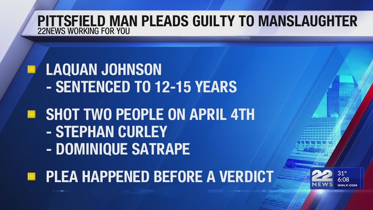Pittsfield man pleads guilty in manslaughter case - YouTube