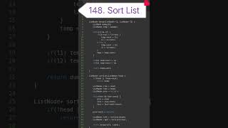 148. Sort List | Merge Sort (Split + Merge) | TC: O(n log n) | SC: O(log n)