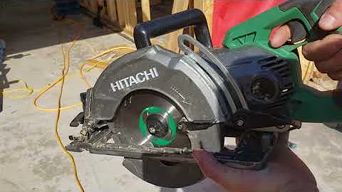 hitachi c7wdm metabo hpt wormdrive saw skillsaw