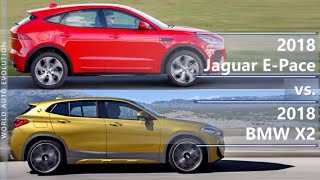 Match Highlights 2018 Jaguar E-Pace vs 2018 BMW X2 (technical comparison)