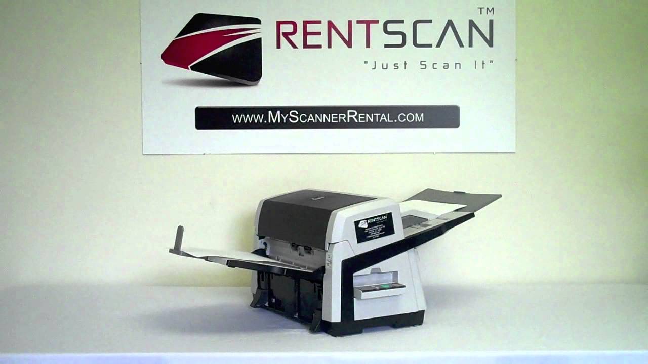 RentScan High Speed Document Scanner Rentals Big Stack Solution YouTube