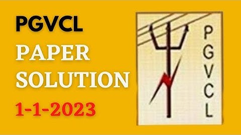 PGVCL 1-1-2023 Paper Solution #pgvcl #pgvcl_papersolution_2023 #pgvcl2023 #pgvcl2023paper solution