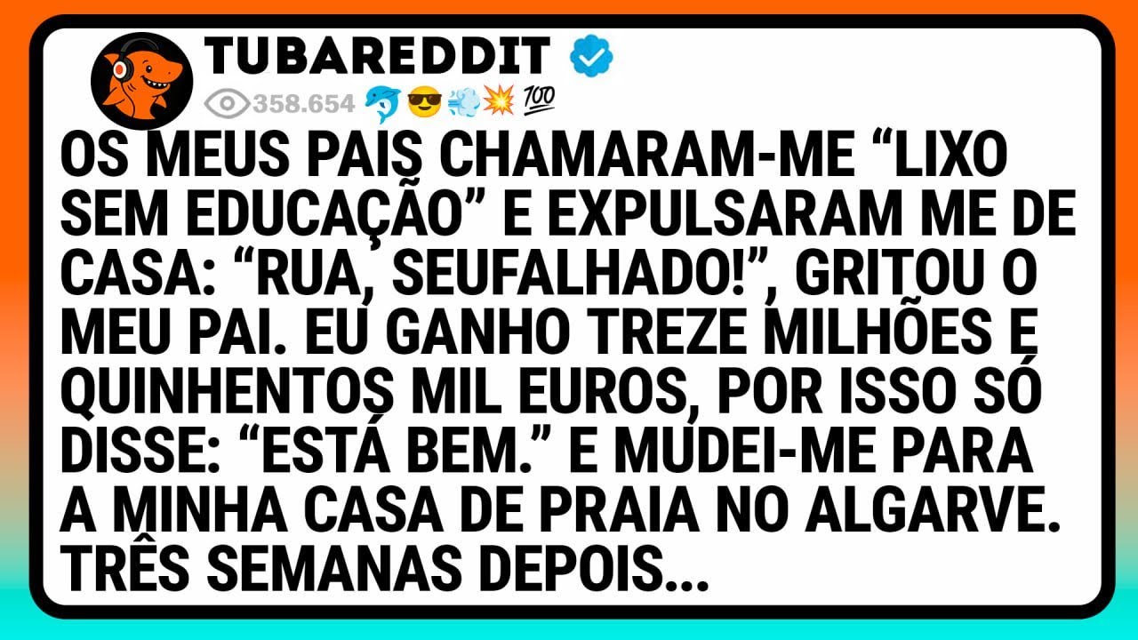 Os Meus Pais Chamaram-Me “Lixo Sem Educação” E Expulsaram Me De Casa: “Rua, Seu Falhado!” Gritou...