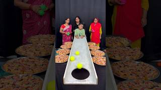 Nice Family Ball Roll Win Biscuit Challenge