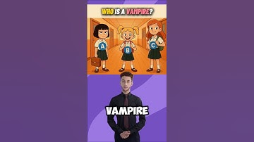 Wie is het meisje van een vampier? #quiz #raadsels #logische puzzels #hersenkrakers #raden #ytshorts
