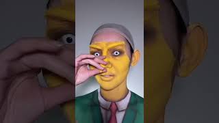 Why is it so crunchy? 🤩 Sfx Makeup Removal with Asmr #thesimpsons #makeupremoval #makeupasmr
