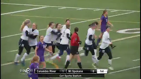Mt. Spokane's Alyssa Lloyd scores goal