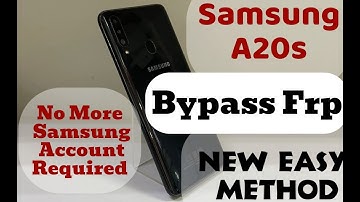 Samsung A20/A20s GOOGLE/FRP BYPASS |ANDROID 10| Samsung Account Required Latest Security 2022