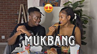 MUKBANG WITH BRUCE/ are we in relationships? / Sex Talk / Relationship boundaries